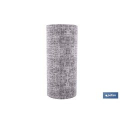 ROLLO DE ALFOMBRA JASPEADA GRIS MARENGO 50% ALGODÓN 50% POLIÉSTER 50 CM X 15 M