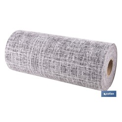 ROLLO DE ALFOMBRA JASPEADA GRIS MARENGO 50% ALGODÓN 50% POLIÉSTER 50 CM X 15 M