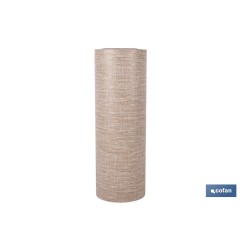 ROLLO DE ALFOMBRA VINÍLICA CON EFECTO JASPEADO BEIGE 84% VINILO 16% POLIÉSTER 52 CM X 20 M