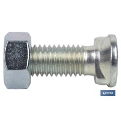 TORNILLO DOS PRISIONEROS C-8.8 M-12X35 ZINCADO