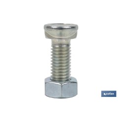 TORNILLO DOS PRISIONEROS C-8.8 M-12X35 ZINCADO