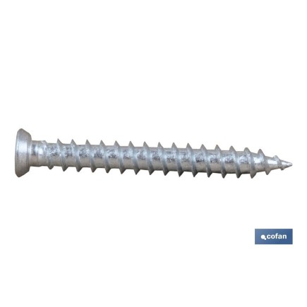 TORNILLO HORMIGÓN PLANA TORX 7,5X100