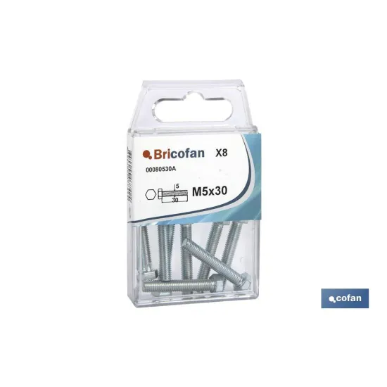 BL 8 UDS. DIN-933 M-4X30 Z Venta unitaria
