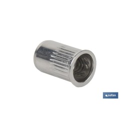 TUERCAS REMACHABLES RANURADAS CABEZA REDUCIDA INOX A-2 M3