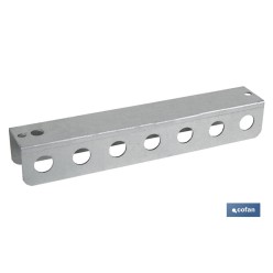 SOPORTE DESTORNILLADORES GALVANIZADO PARA PANEL DE HERRAMIENTAS L-220 MM