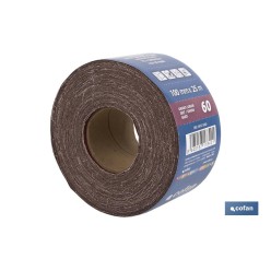 ROLLO LIJA TELA UNIVERSAL 100 X 25 M. G.60