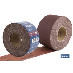 ROLLO LIJA TELA UNIVERSAL 100 X 25 M. G.60