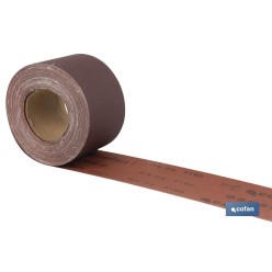 ROLLO LIJA TELA UNIVERSAL 100 X 25 M. G.180