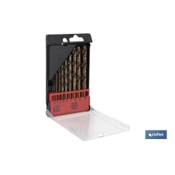 ESTUCHE BROCAS HSS-CO - MEDIDAS: 1 - 10 mm (10 pcs.)