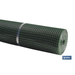 MALLA PLAST. CUADRADA JARDIN 20mm VERDE 1x25m