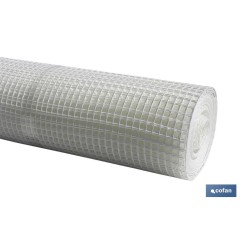 MALLA PLAST. CUADRADA JARDIN 20mm BLANCO 1x25m