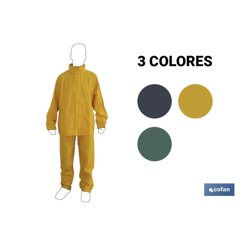 TRAJE DE AGUA PU/PVC AMARILLO TALLA L