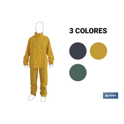 TRAJE DE AGUA PU/PVC AMARILLO TALLA L