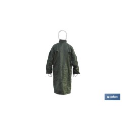 ABRIGO DE LLUVIA VERDE POLIESTER/PVC TALLA-XL