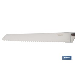 CUCHILLO PANERO HOJA 21cm MODELO AGUACEJO ROJO