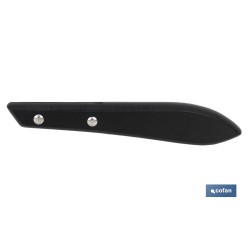 PACK 3 CUCHILLO CHULETERO MICRODENTADO HOJA 10cm  MODELO GULASH NEGRO