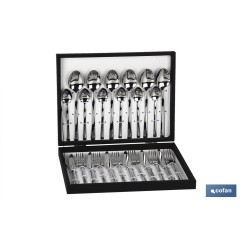 CUBERTERIA INOX MODELO BARI 24 pcs C-18/10 2,5 mm