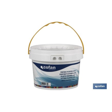 PINTURA PLÁSTICA EXTERIOR 5 KG BLANCO