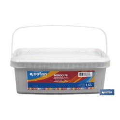 PINTURA PLÁSTICA MONOCAPA Gris Perla (2,5 LT)