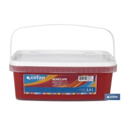 PINTURA PLÁSTICA MONOCAPA Rojo Diablo (2,5 LT)