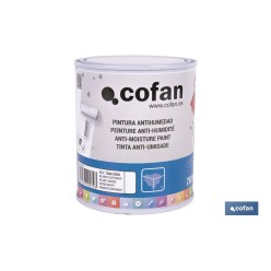 PINTURA ANTIHUMEDAD SINTÉTICA (750 ML)  BLANCO SATINADO