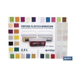 CARTA DE COLORES PINTURA PLASTICA MONOCAPA