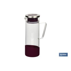 JARRA BOROSILICATO  VIOLETA 1300 ml