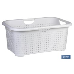 CESTA MULTIUSOS  BLANCO 59 X 38 X 26 CM venta unitaria