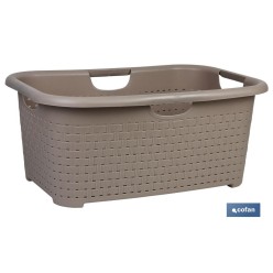 CESTA MULTIUSOS  BLANCO 59 X 38 X 26 CM venta unitaria