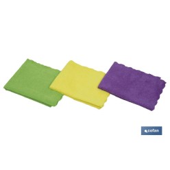 PACK DE 3 BAYETAS DE  MICROFIBRA  40X30cm