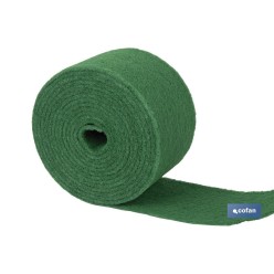 ROLLO ESTROPAJO FIBRA FUERTE VERDE 14X6 m