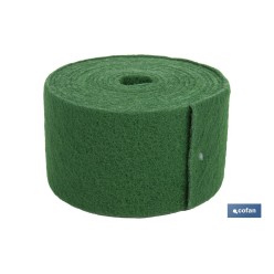 ROLLO ESTROPAJO FIBRA FUERTE VERDE 14X6 m