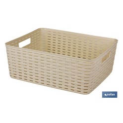 CESTA  MULTIUSOS  12L 36X28X13.5cm AZUL CIELO