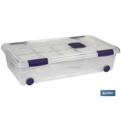 CAJA ORDENACION CON RUEDAS 30L MODELO RICORDI 73X41X18cm