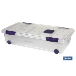 CAJA ORDENACION CON RUEDAS 36L MODELO RICORDI 59X40X25cm