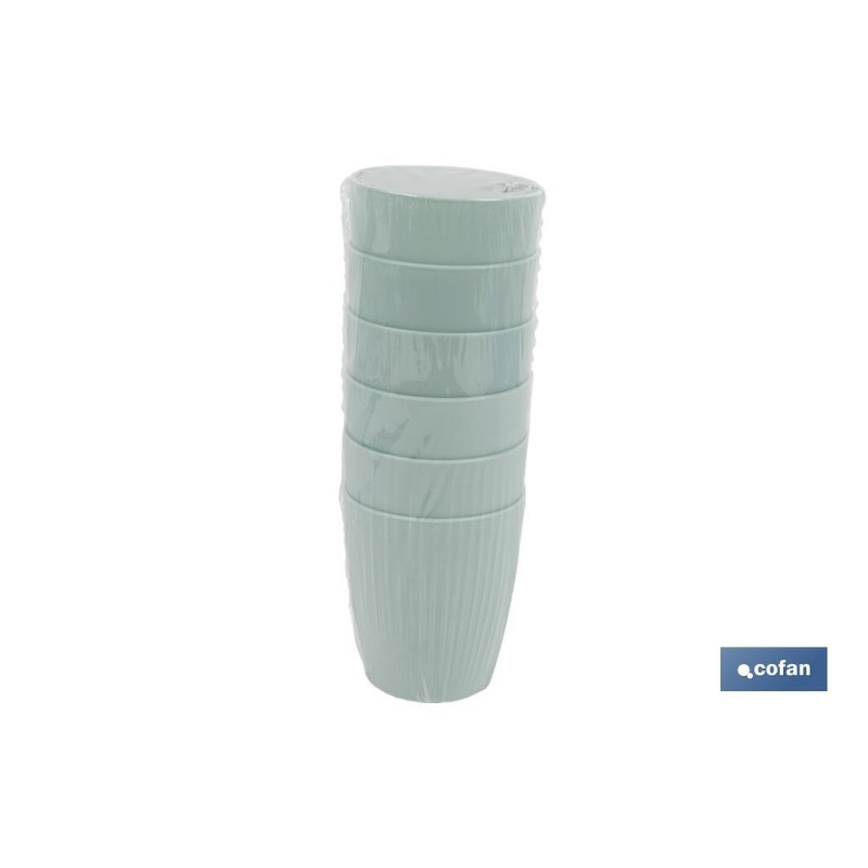 VASO DE AGUA VERDE AGUA MODELO NARA 400ml