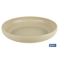 PLATO BEIGE 20cm MODELO NARA 850ml