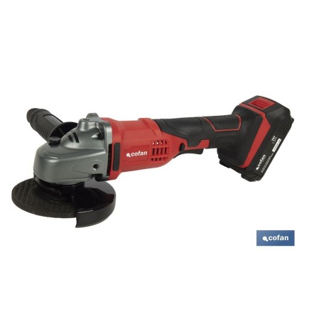 AMOLADORA A BATERÍA Li-ion 20 V 8000 RPM - 115 MM