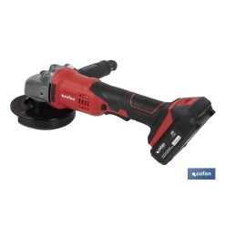 AMOLADORA A BATERÍA Li-ion 20 V 8000 RPM - 115 MM