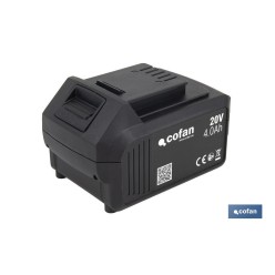 BATERÍA RECARGABLE Li-ion 20 V 4.0Ah