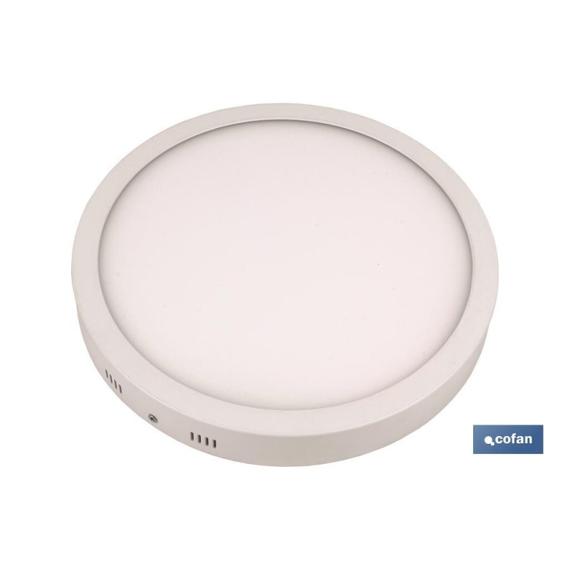 DOWNLIGHT SUPERFICIE BLANCO 12W Ø174 MM