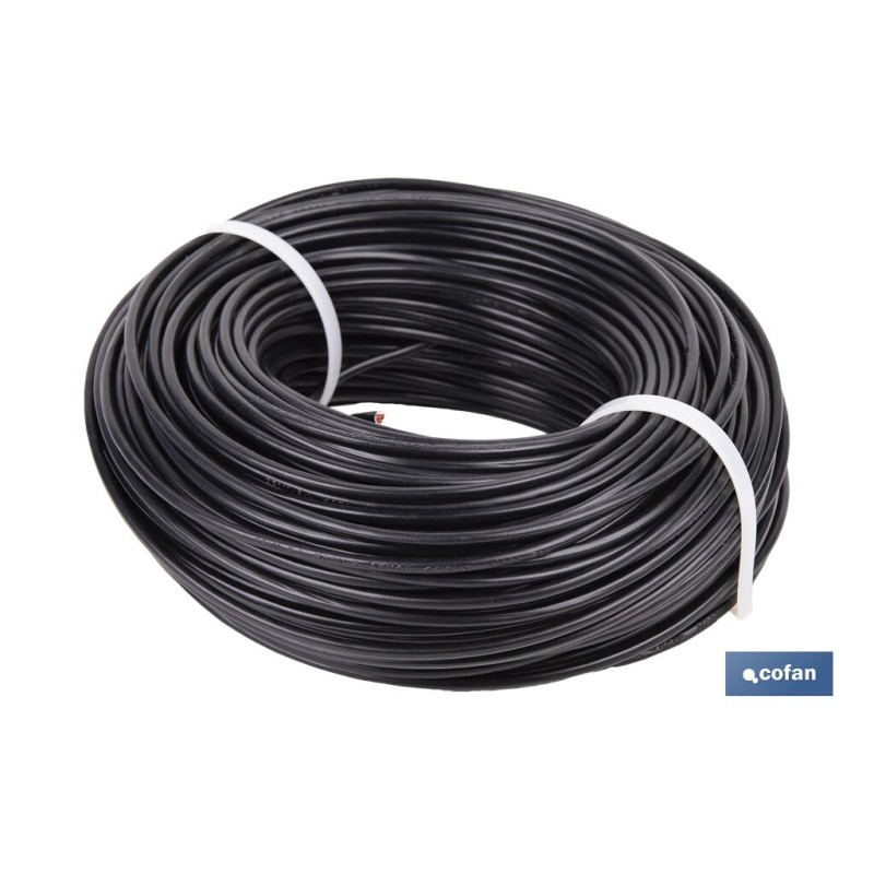 ROLLO CABLE H07V-K 1X4MM2 NEGRO (100 M)