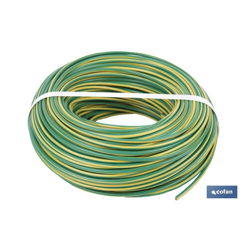 ROLLO CABLE H07V-K 1X4MM2 AMAR/VERDE (100 M)