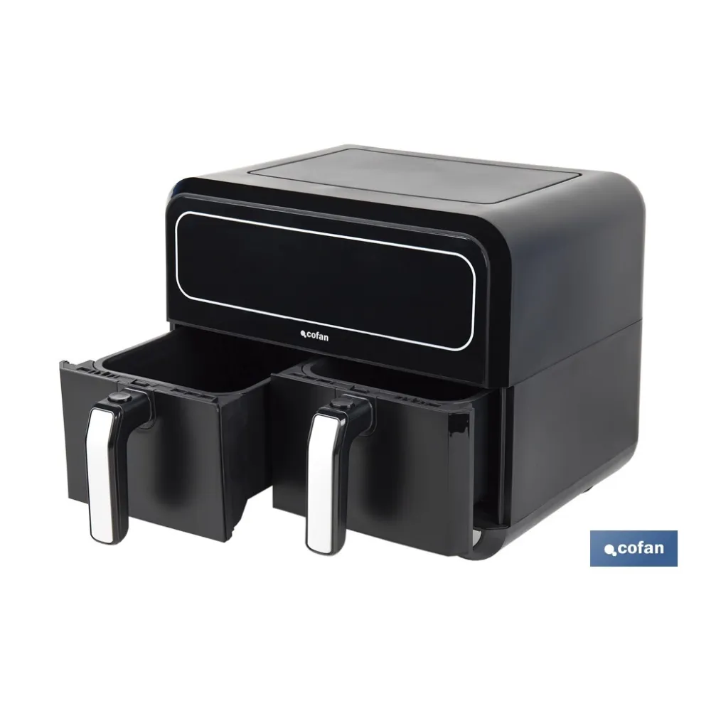 FREIDORA DE AIRE DUAL 8 L 1700 W