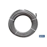 ROLLO CABLE GALVANIZADO 100 MTS. 2MM.