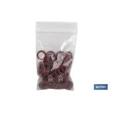 ARANDELA DE FIBRA ROJA M-12 X 22 X 1,5
