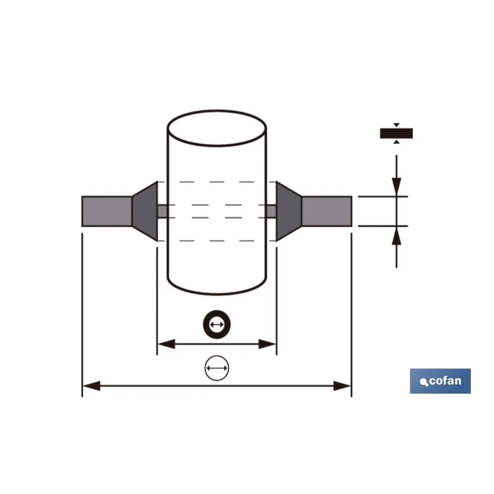 ARANDELA METAL GOMA M-22