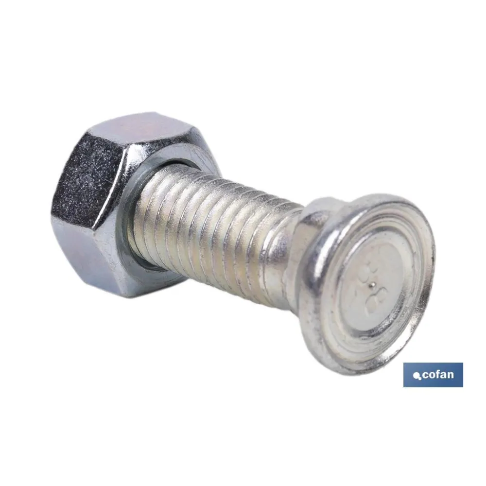TORNILLO DOS PRISIONEROS C-8.8 M-12X40 ZINCADO