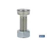 TORNILLO DOS PRISIONEROS C-8.8 M-14X35 ZINCADO