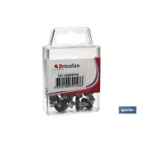 BLÍSTER DE 6 UDS. DIN-7504K+W 55X22 ZINC VENTA UNITARIA